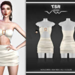 Buckle Dress BD528 by busra-tr at TSR