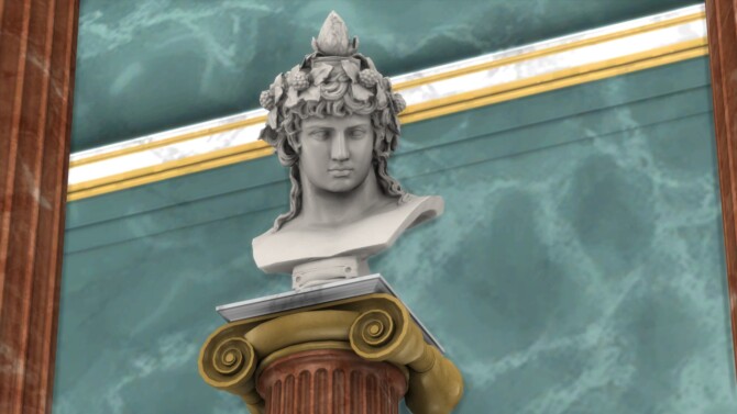 Bust of Antinous as Dionysus-Osiris by TheJim07 at Mod