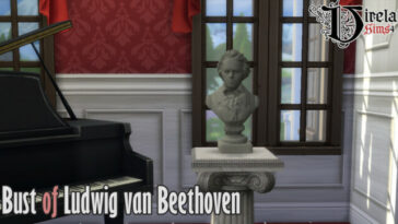 Bust of Ludwig van Beethoven at Virelai