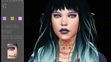 Butterfly Eyeshadow V2 by Reevaly at TSR