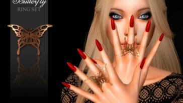 Butterfly Rings by Suzue at TSR