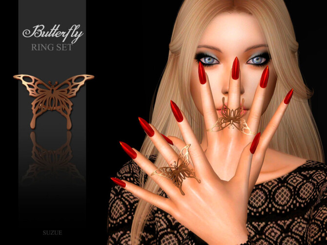 Butterfly Rings by Suzue at TSR