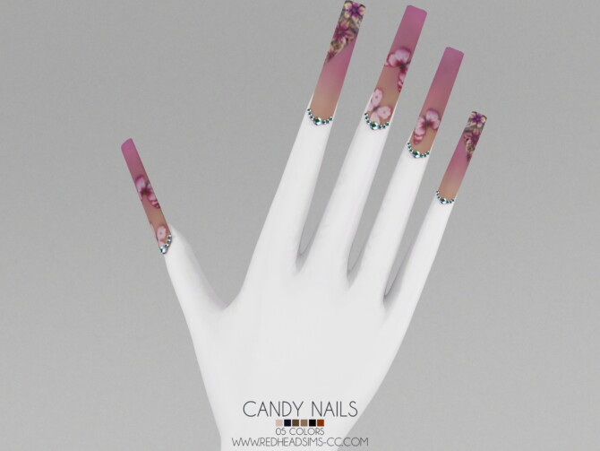 CANDY NAILS by Thiago Mitchell at REDHEADSIMS