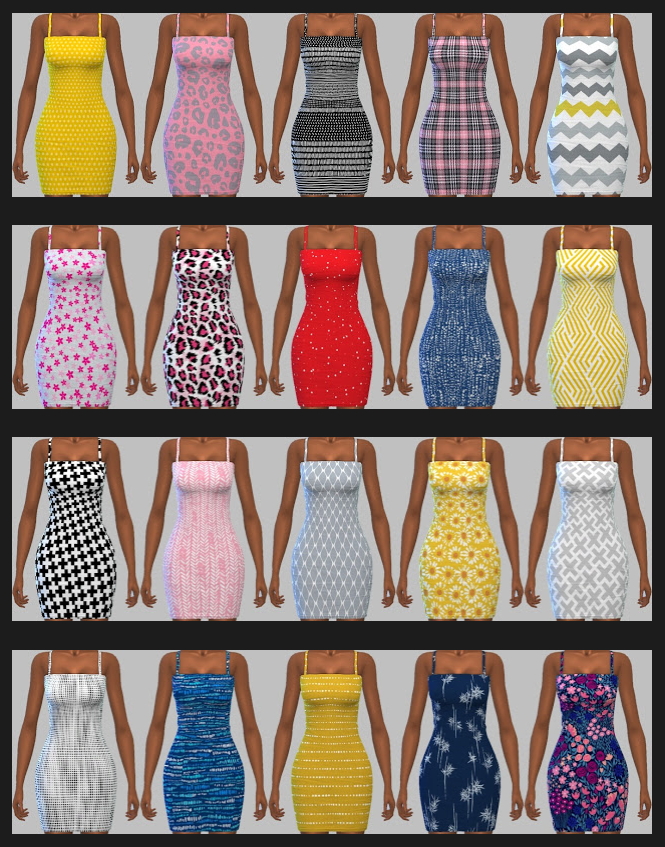 CASTERU Dresses Recolors at Annett’s Sims 4 Welt