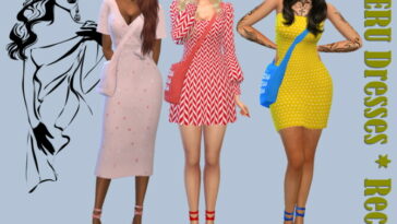 CASTERU Dresses Recolors at Annett’s Sims 4 Welt