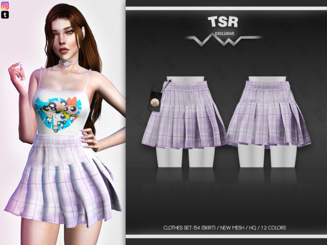 CLOTHES SET-154 (SKIRT) BD538 by busra-tr at TSR