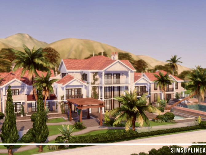 Calabasas Mansion by SIMSBYLINEA at TSR