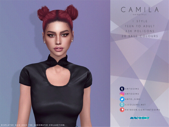 Camila hair by Anto at TSR