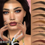 Carla Eyebrows N96 by MagicHand at TSR