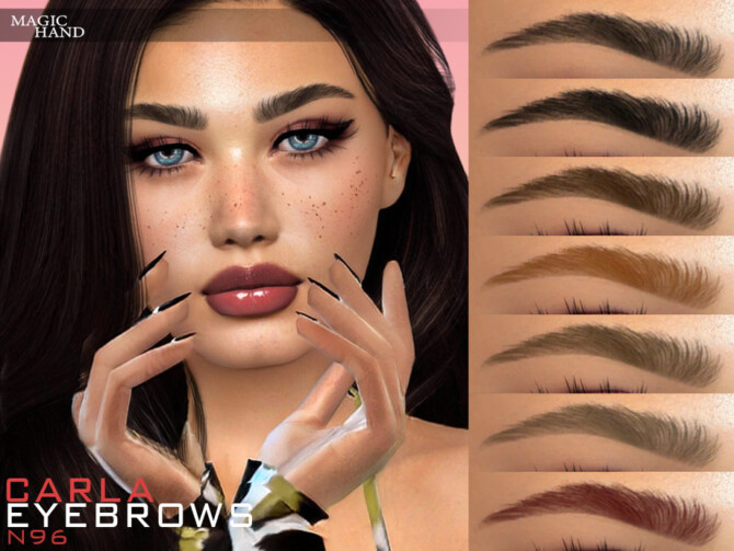 Carla Eyebrows N96 by MagicHand at TSR