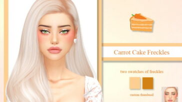 Carrot Cake Freckles by LadySimmer94 at TSR