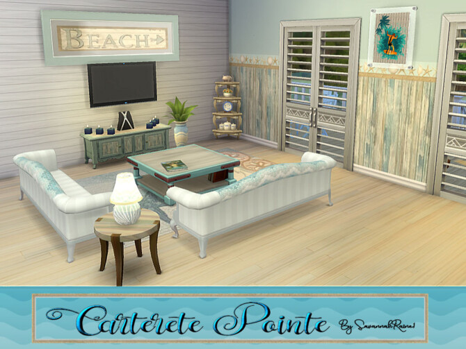 Carteret Pointe Cottage by SavannahRaine at Mod The Sims 4