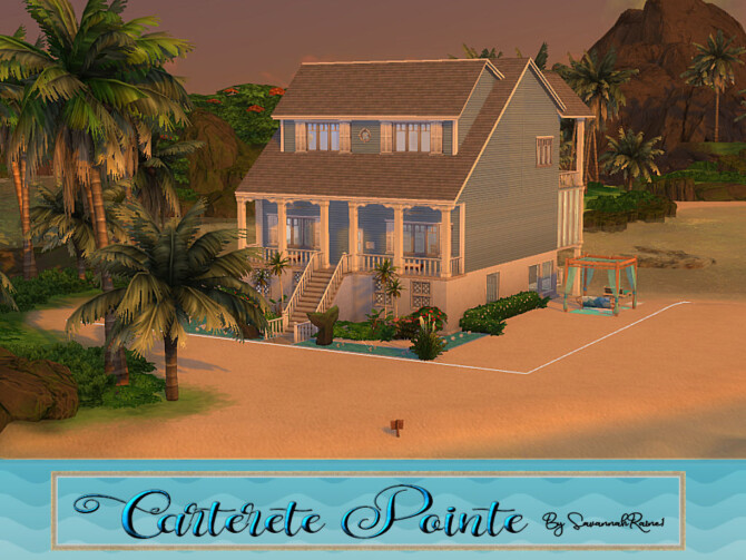 Carteret Pointe Cottage by SavannahRaine at Mod The Sims 4