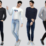 Casual Half-tucked Shirt by McLayneSims at TSR