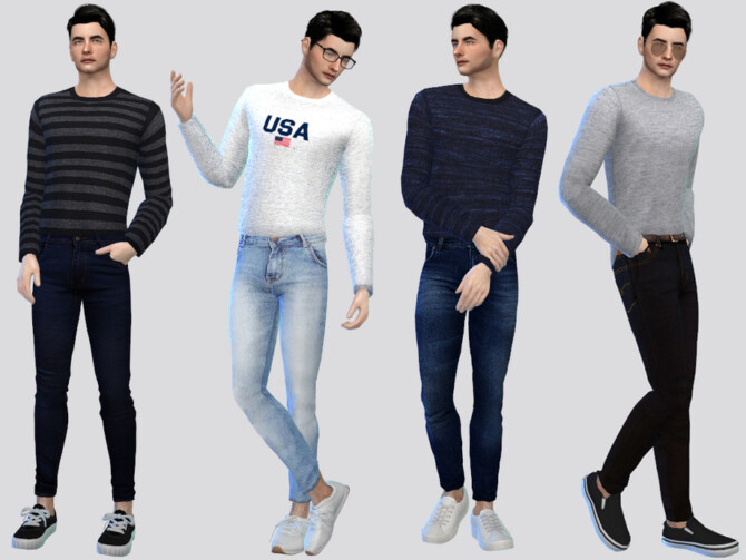 Casual Half-tucked Shirt by McLayneSims at TSR