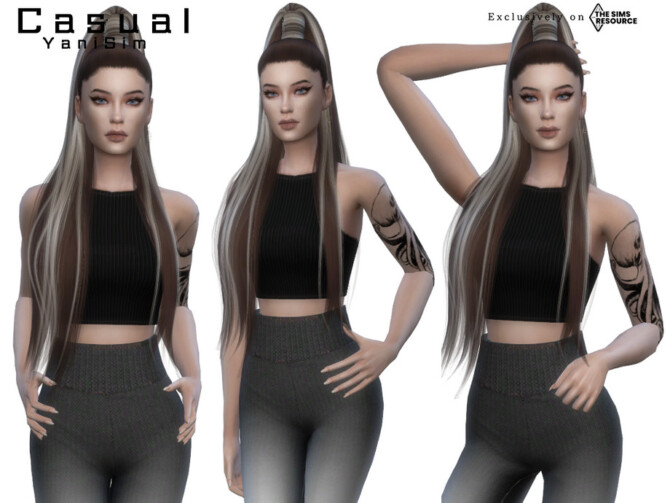 Casual (Pose Pack) by YaniSim at TSR