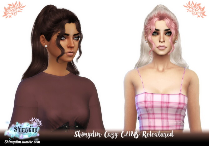 Cazy C218 Hair Retexture at Shimydim Sims