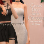 Chain Belt with Crosses by Dissia at TSR