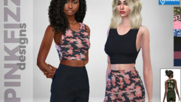 Charlie Camo Outfit by Pinkfizzzzz at TSR