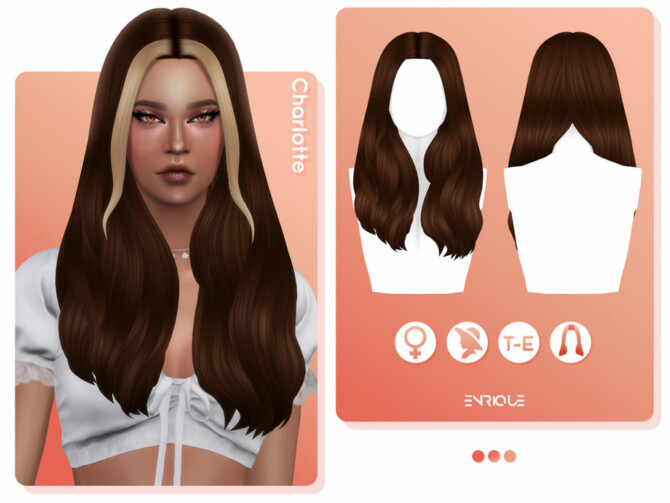 Charlotte Hairstyle by Enrique at TSR