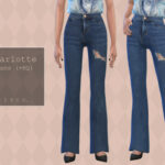 Charlotte Jeans (Bootcut) by Pipco at TSR