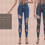 Charlotte Jeans (Ripped) by Pipco at TSR