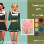 Cheerleader skirt by MysteriousOo at TSR