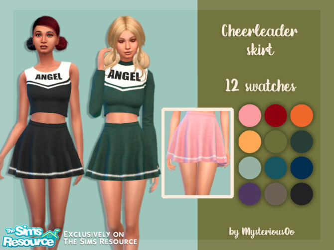 Cheerleader skirt by MysteriousOo at TSR