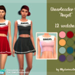 Cheerleader top Angel by MysteriousOo at TSR