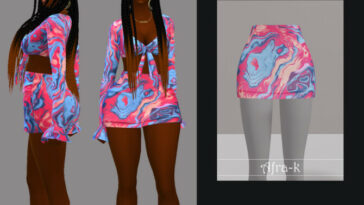 Cheryl mini skirt by akaysims at TSR