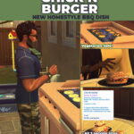 Chick’n Burger Custom Recipe by RobinKLocksley at Mod The Sims 4