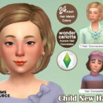 Child Aurore Hair 24 Colors by jeisse197 at TSR