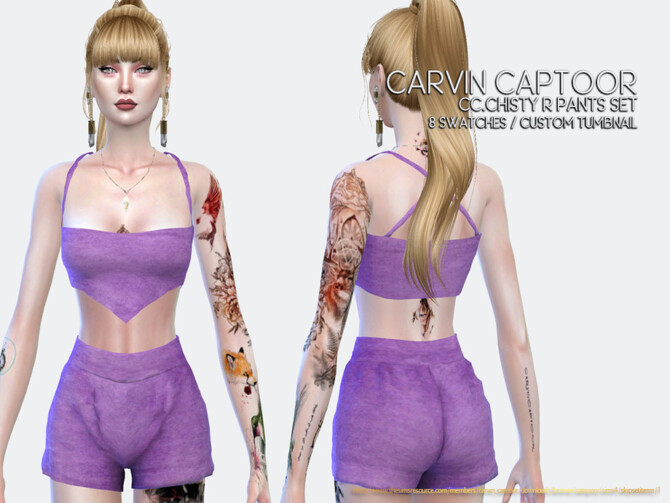 Chisty R Pants Set by carvin captoor at TSR