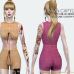 Chloe Ribbed Top by carvin captoor at TSR