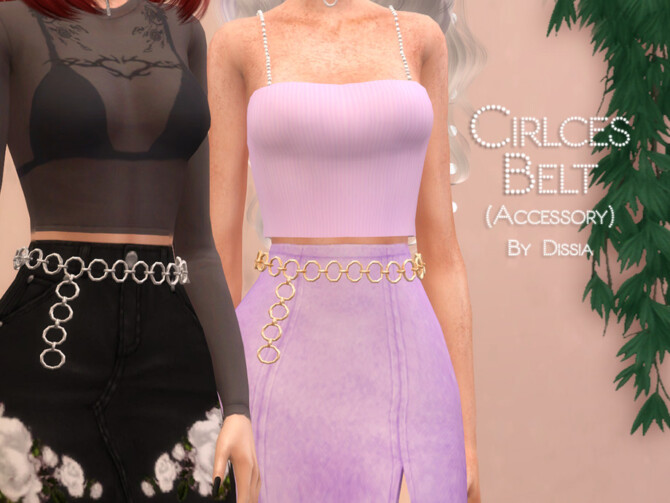 Circles Belt (Acc) by Dissia at TSR