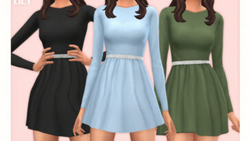 Clara Dress by Black Lily at TSR