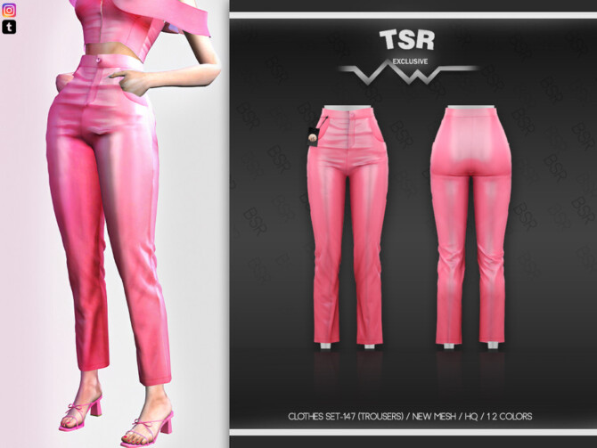 Clothes SET-147 (TROUSERS) BD516 by busra-tr at TSR