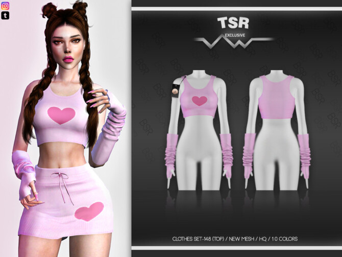 Clothes SET-148 (TOP) BD517 by busra-tr at TSR