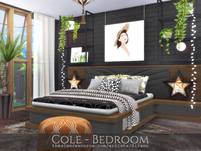 Cole Bedroom by Rirann at TSR