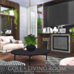 Cole Living Room by Rirann at TSR