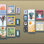 Collage Wall Art Sets at Strenee Sims