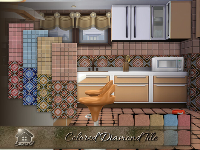 Colored Diamond Tile by emerald at TSR