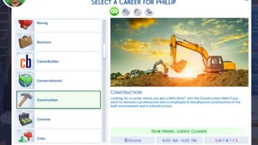 Construction Worker Career at Kiara’s Sims 4 Blog