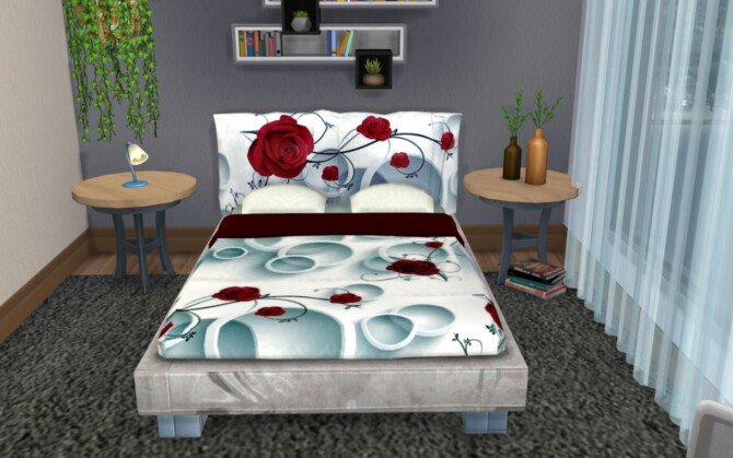 Conversion Bed Nebula TS3 to TS4 at Louisa Creations4Sims