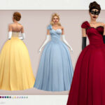 Cora fantasy ball gown by Sifix at TSR