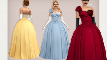 Cora fantasy ball gown by Sifix at TSR