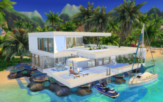 Coral Residence by alexiasi at Mod The Sims 4