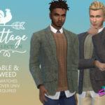 Cottage Cable & Tweed by SimmieV at TSR