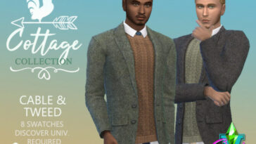 Cottage Cable & Tweed by SimmieV at TSR