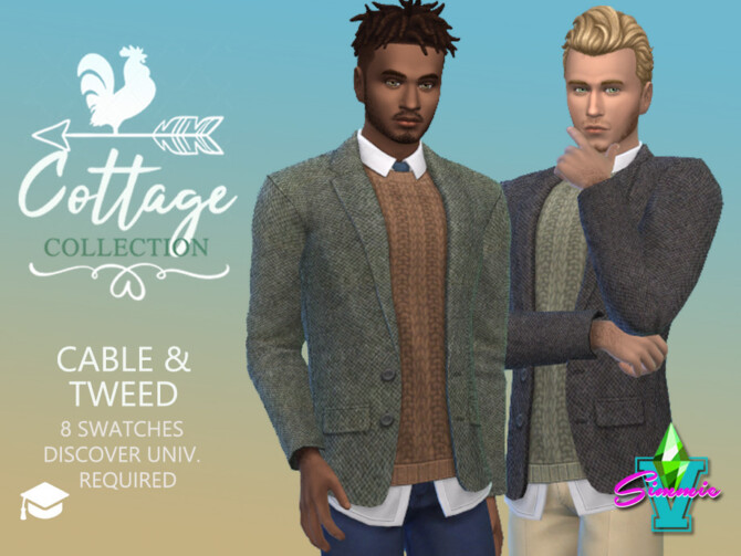 Cottage Cable & Tweed by SimmieV at TSR